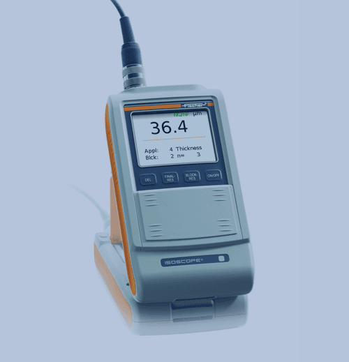 Medición de Espesor de Recubrimiento Fischer Isoscope FMP30