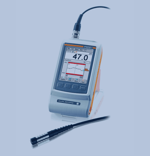 Medición de Espesor de Recubrimiento Fischer Dualscope FMP150