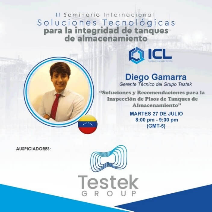 Diego Gamarra, especialista en ultrasonido industrial nivel III ASNT