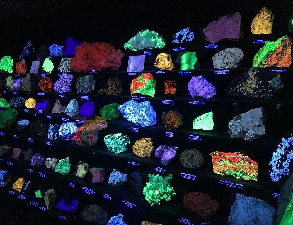 El museo de los minerales fluorescentes