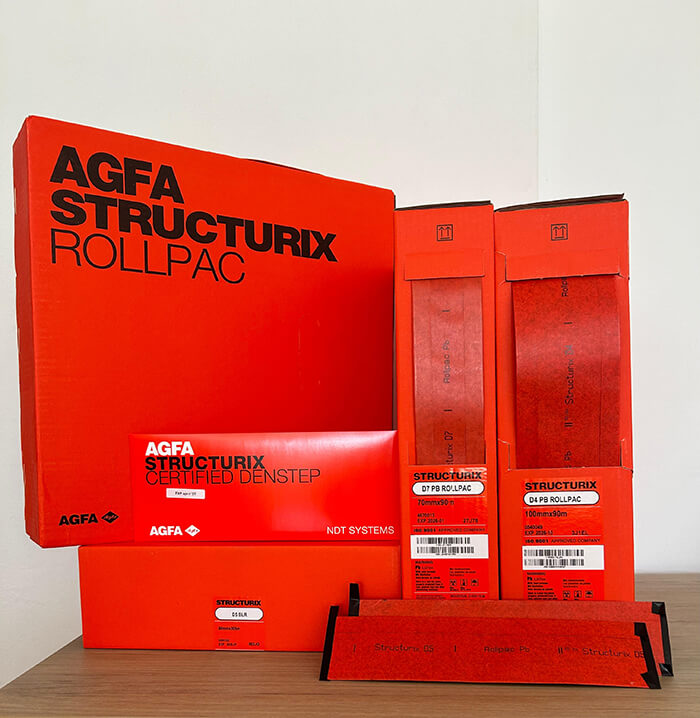 Películas Radiográficas Structurix de AGFA